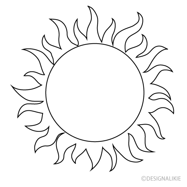 Черное солнце на белом фоне