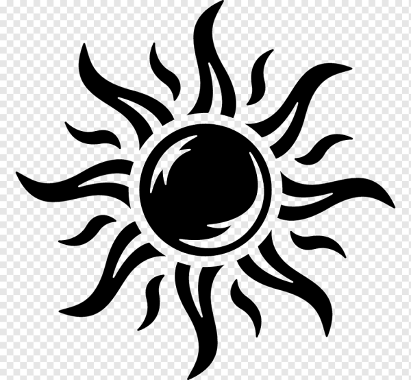 Знак солнца тату