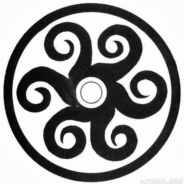 Осетинский орнамент солярный