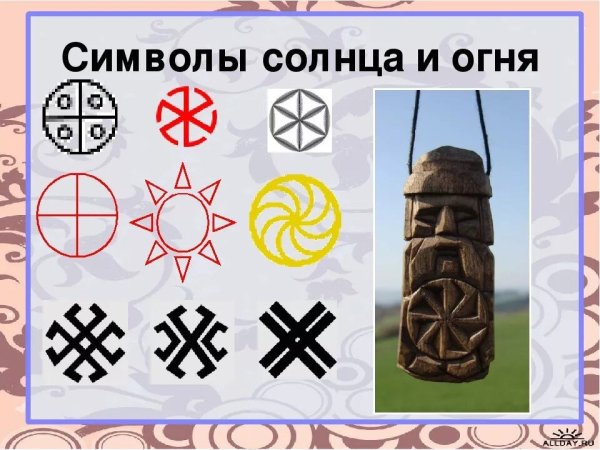 Символика древних славян солярные знаки