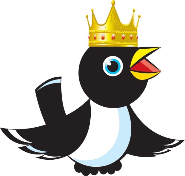 Птица с короной