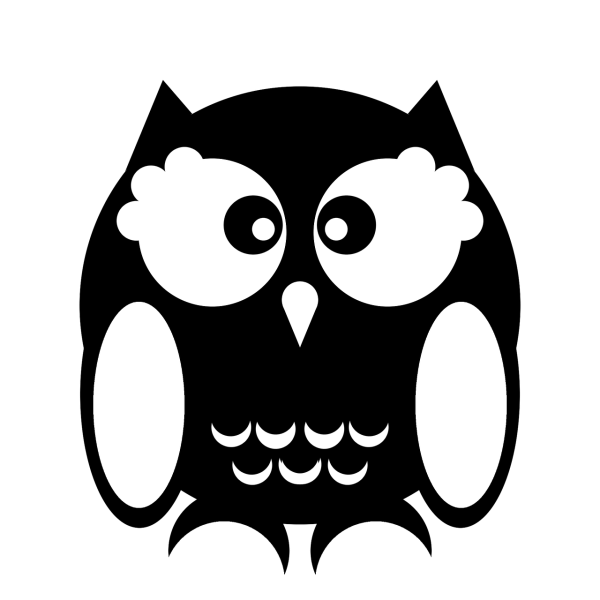 Сова силуэт