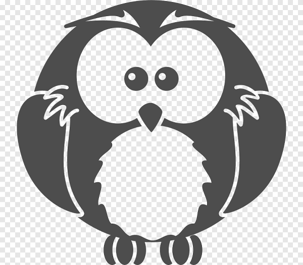 Совенок силуэт