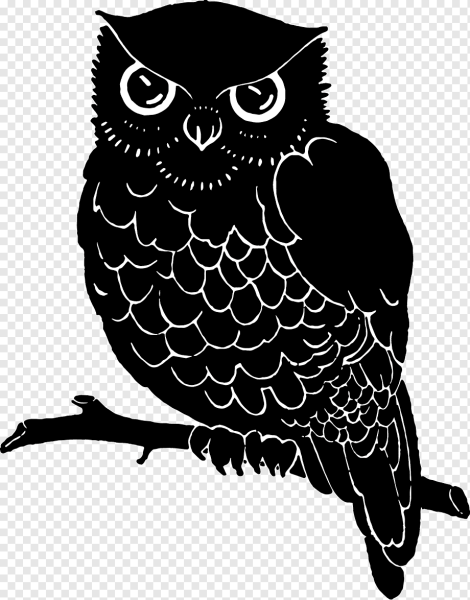 Сова силуэт