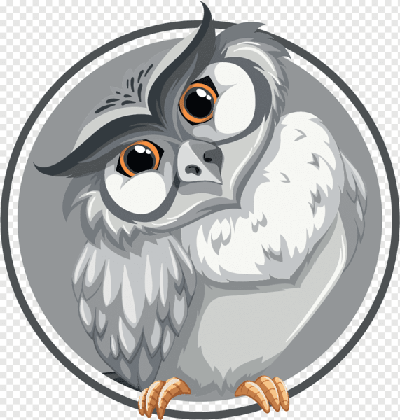 Совы для детей в круге