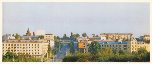 Октябрьский проспект архитектура город Владимир