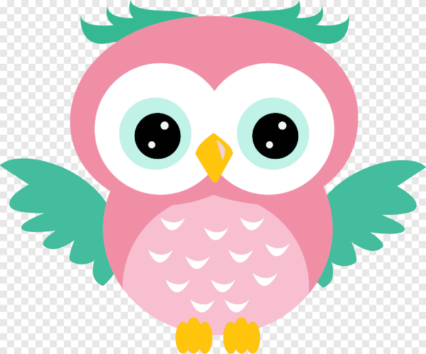 Сова для детей на прозрачном фоне