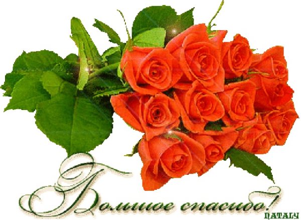 Стикеры спасибо цветы