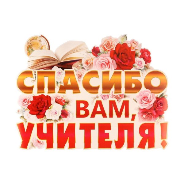 Спасибо дорогой учитель