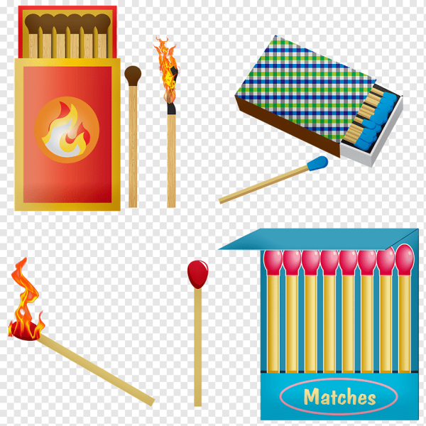 Разноцветные спички