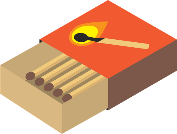 Рисунки на коробках спичек