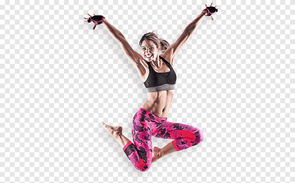 Фитнес на прозрачном фоне