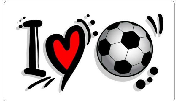 Красивая надпись футбол