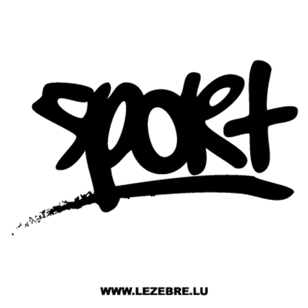 Sports надпись