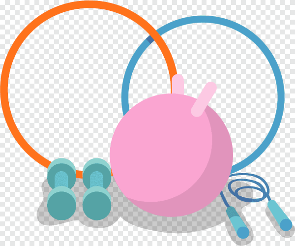 Спортивное оборудование на прозрачном фоне