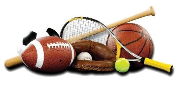 Спортивный инвентарь абстракция