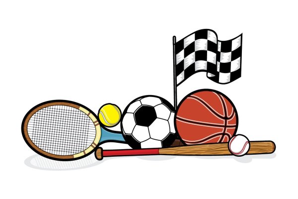 Рамка из спортивного инвентаря