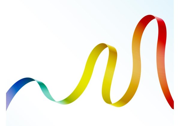 Волнистая ленточка