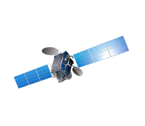 Спутник на белом фоне