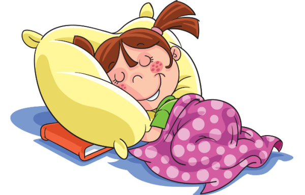 Ребенок спит на подушке