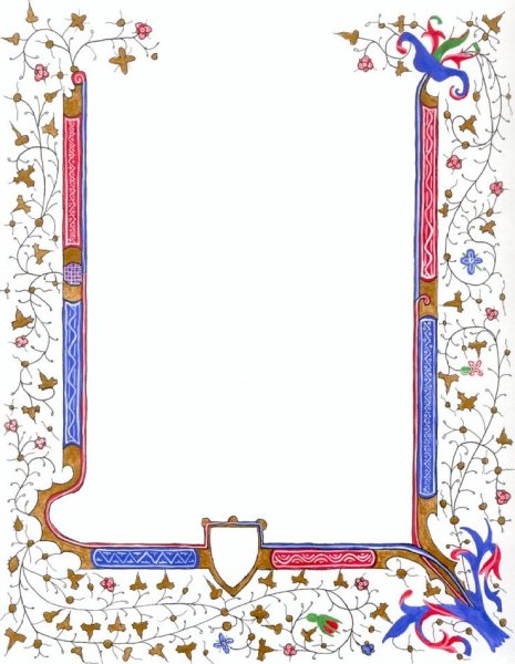 Рамка в средневековом стиле