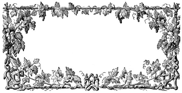 Рамка для текста черно-белая
