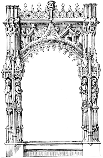 Орнамент Готика арка