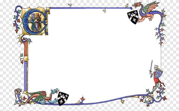 Рамка в рыцарском стиле