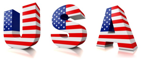 USA буквы
