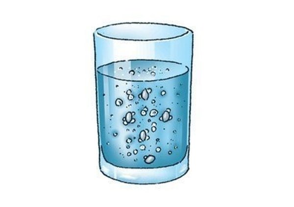 Стакан с водой рисовать