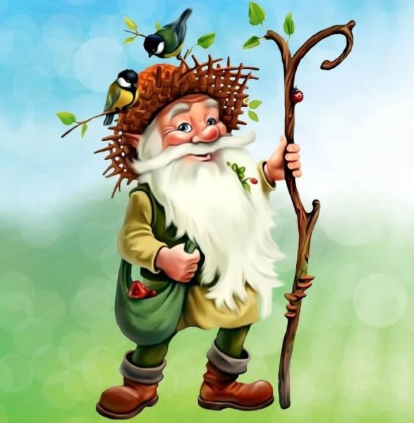 Лесовичок в лесу