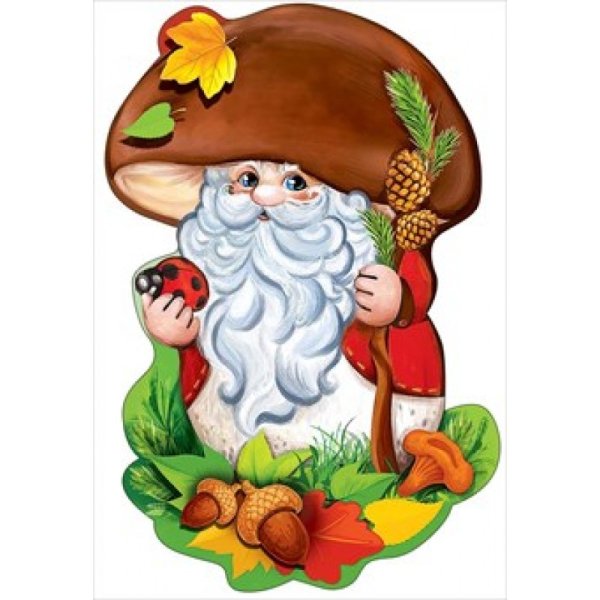 Лесовичок на прозрачном фоне