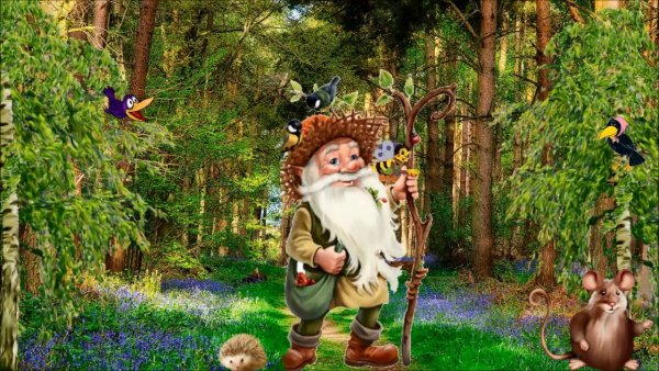 Леший старичок Лесовичок