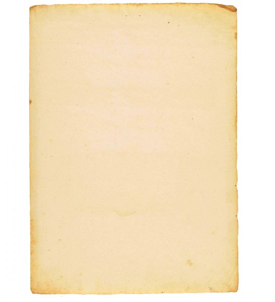 Старый лист бумаги