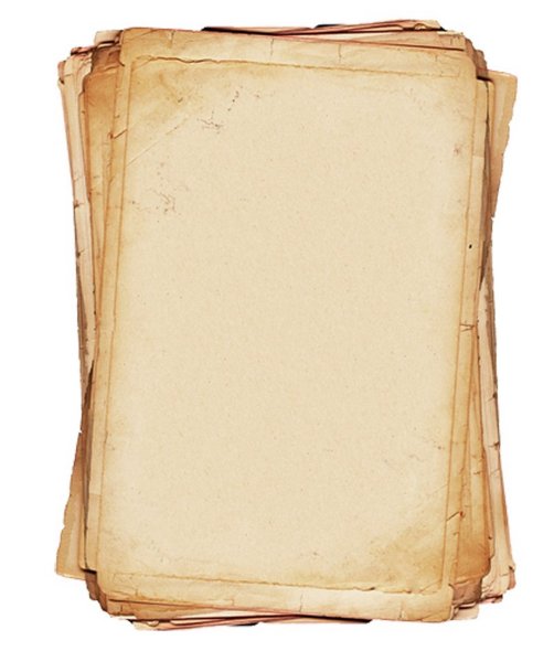 Старый книжный лист