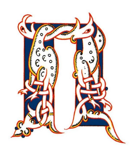 Буквица п Старорусская