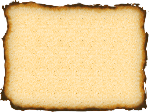 Обожженный лист бумаги