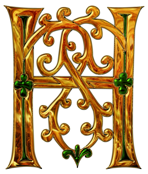 Красивая буква а заглавная