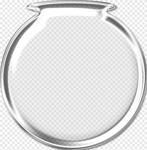 Круглая стеклянная рамка