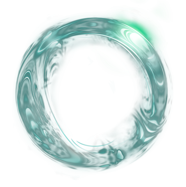 Круглая стеклянная рамка