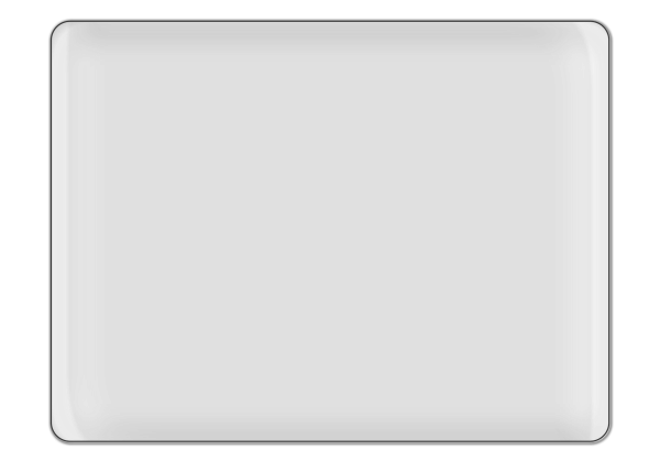 Эффект стекла без фона