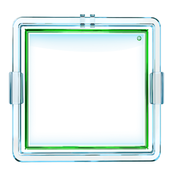 Прозрачная стеклянная рамка