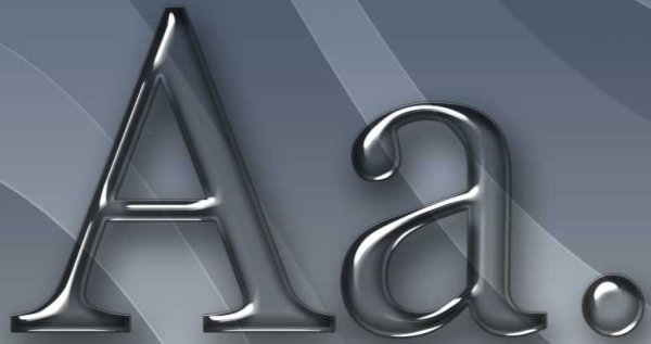 Стеклянные буквы