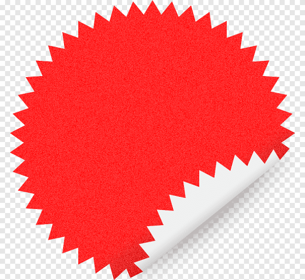 Красные наклейки