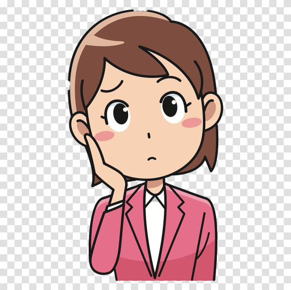 Думает без фона