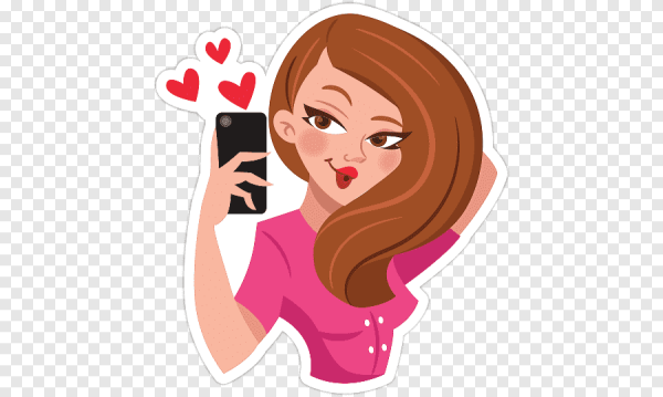 Стикеры для девочек