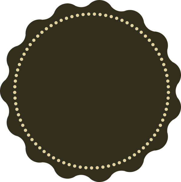 Круг с волнистыми краями