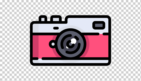 Значок фотоаппарата милый