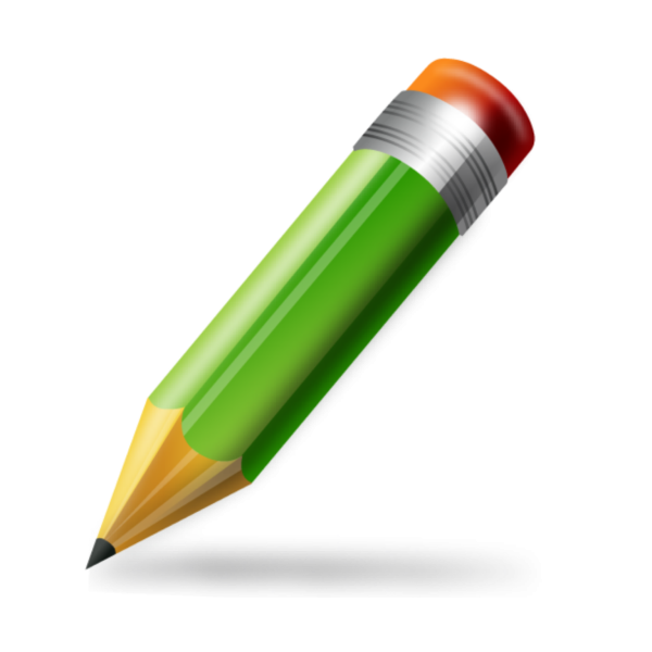 Цветные карандаши зеленые