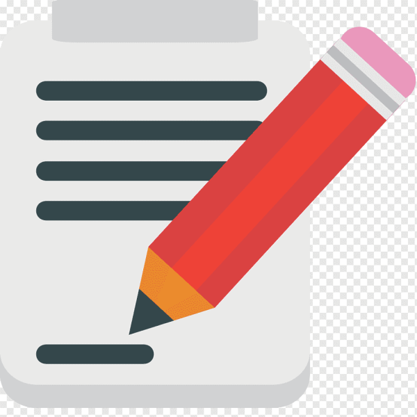 Эмодзи блокнот и карандаш